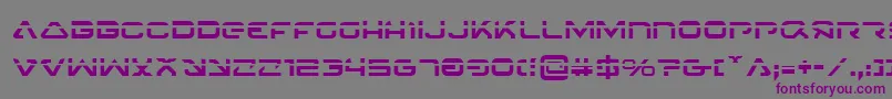 Шрифт 4114BlasterLaser – фиолетовые шрифты на сером фоне