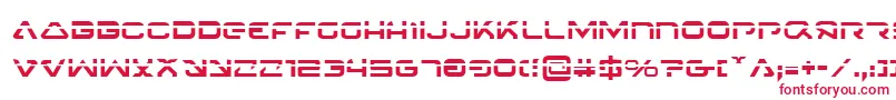 4114BlasterLaser Font – Red Fonts on White Background