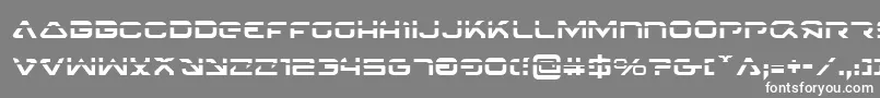 4114BlasterLaser Font – White Fonts on Gray Background