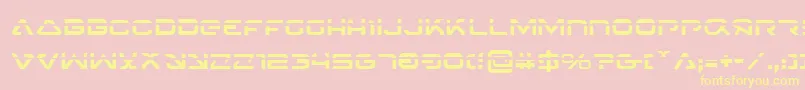 4114BlasterLaser Font – Yellow Fonts on Pink Background