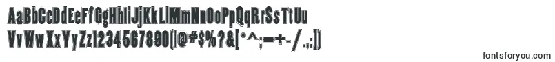 Шрифт CopperCanyonInlineWbw – шрифты для PixelLab
