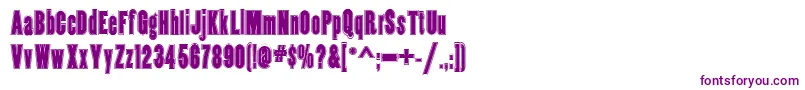 CopperCanyonInlineWbw Font – Purple Fonts