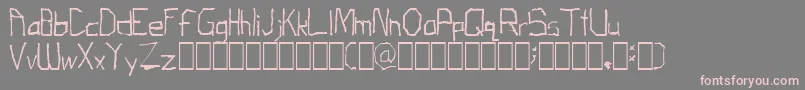 More about ThirdGradeTechno Font ThirdGradeTechno Font – Pink Fonts on Gray Background