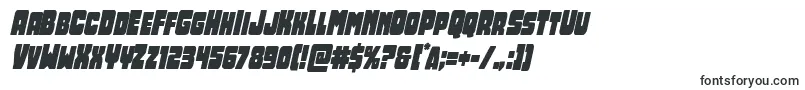 Шрифт Opusmundicondital – технические шрифты