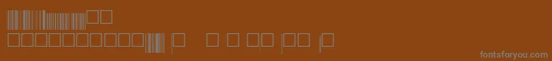 Шрифт Eanbwrp72xtt – серые шрифты на коричневом фоне