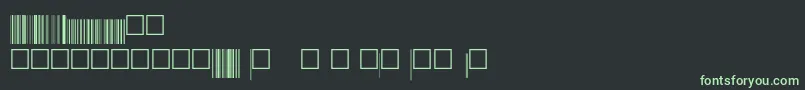 Шрифт Eanbwrp72xtt – зелёные шрифты на чёрном фоне