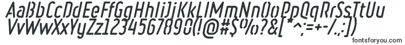 RulerStencilBoldItalic-Schriftart – Schriften für Schilder