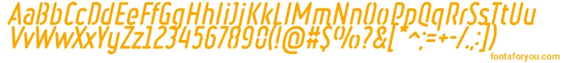 RulerStencilBoldItalic Font – Orange Fonts