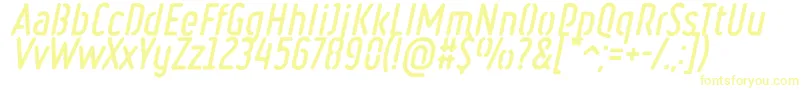 RulerStencilBoldItalic Font – Yellow Fonts