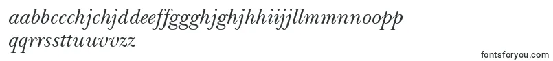ItcNewBaskervilleLtItalic-Schriftart – korsische Schriften