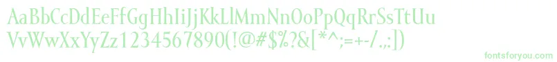 Mramormedium Font – Green Fonts on White Background