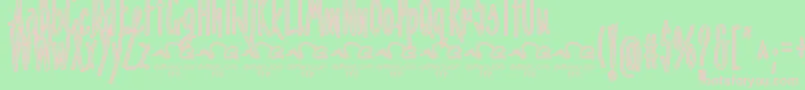 PenitenciaInlineFfp Font – Pink Fonts on Green Background