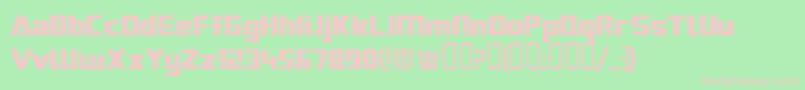 Transrobotics Font – Pink Fonts on Green Background