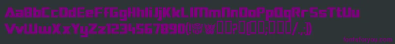 Transrobotics Font – Purple Fonts on Black Background