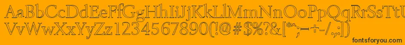 More about BelfastoutlineLightRegular Font BelfastoutlineLightRegular Font – Black Fonts on Orange Background