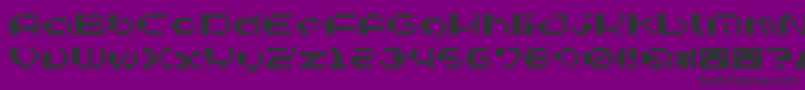 Height2Bold Font – Black Fonts on Purple Background