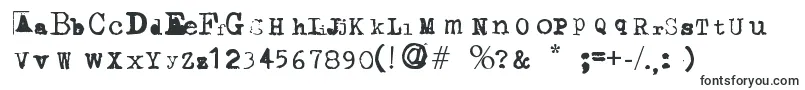 TypewriterFrom286-Schriftart – Schriftarten, die mit T beginnen