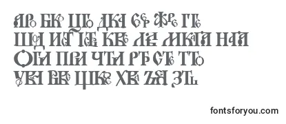 Schriftart NovgorodPlain