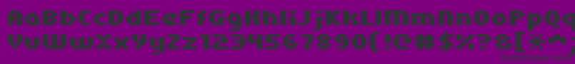 Kroeger0565 Font – Black Fonts on Purple Background