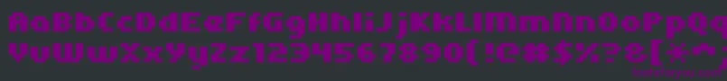 Kroeger0565 Font – Purple Fonts on Black Background