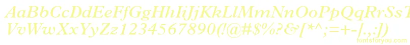 TerminusSsiSemiBoldItalic Font – Yellow Fonts