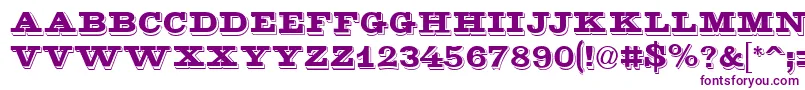 Laminacapsssk Font – Purple Fonts on White Background