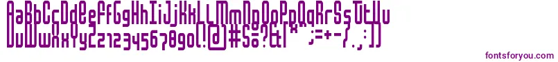 MochaCondensed Font – Purple Fonts on White Background