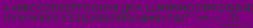 Quietthief Font – Black Fonts on Purple Background