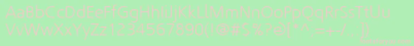 Fortheloveofhatelight Font – Pink Fonts on Green Background