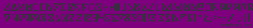 NickTurboRoughフォントについての詳細 フォントNickTurboRough – 紫の背景に黒い文字