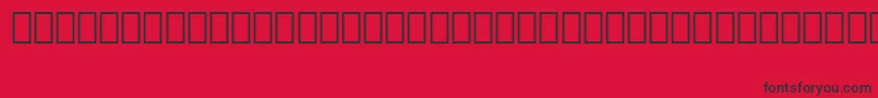 Arabic11Bt Font – Black Fonts on Red Background