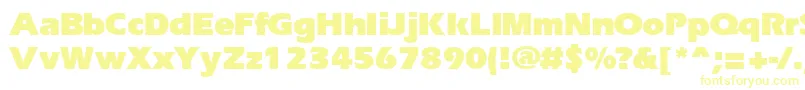 Ergoblk Font – Yellow Fonts