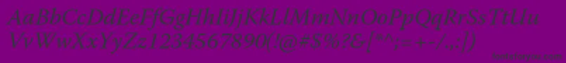 More about WarnockproIt Font WarnockproIt Font – Black Fonts on Purple Background