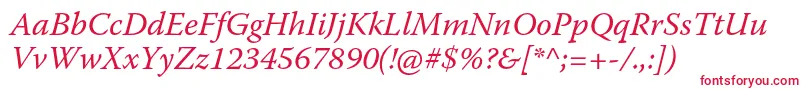 WarnockproIt Font – Red Fonts