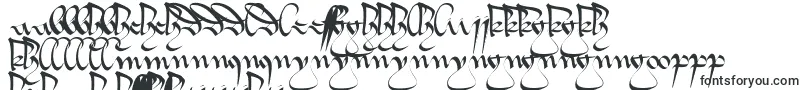 1413GothiqueCursive-Schriftart – sesotho Schriften