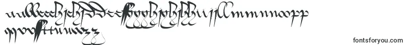 Шрифт 1413GothiqueCursive – корсиканские шрифты