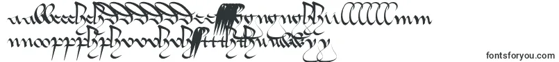 1413GothiqueCursive-fontti – walesilaiset fontit