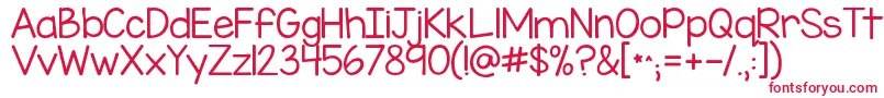 Kgmissspeechyipa Font – Red Fonts