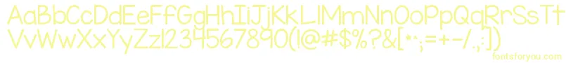 Kgmissspeechyipa Font – Yellow Fonts