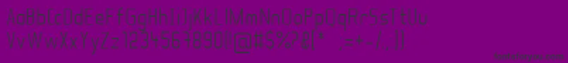 SoulLotionLight Font – Black Fonts on Purple Background