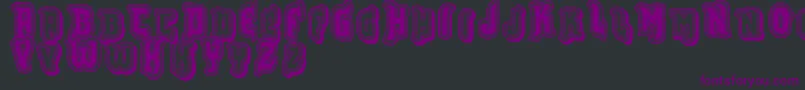 Vtks Furious Font – Purple Fonts on Black Background