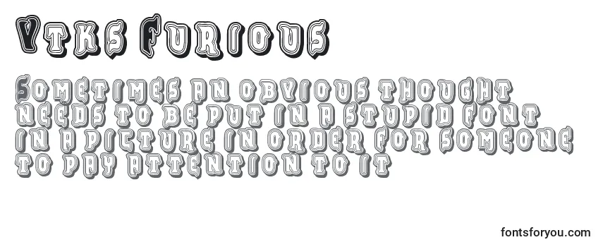 Review of the Vtks Furious Font