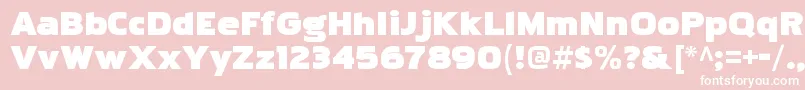 PakenhamkayoRegular Font – White Fonts on Pink Background