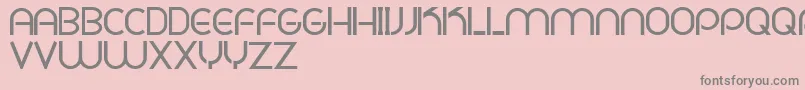 PligNovaParaDafontSoloLetras Font – Gray Fonts on Pink Background