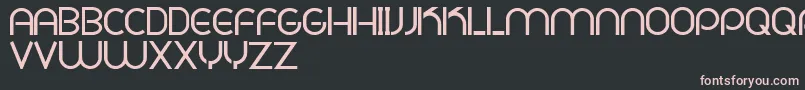 PligNovaParaDafontSoloLetras Font – Pink Fonts on Black Background