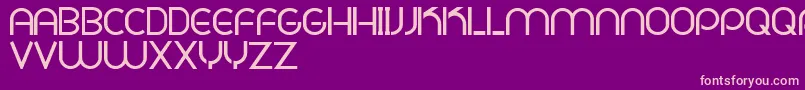 PligNovaParaDafontSoloLetras-Schriftart – Rosa Schriften auf violettem Hintergrund