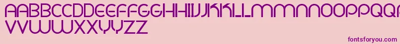PligNovaParaDafontSoloLetras-fontti – violetit fontit vaaleanpunaisella taustalla