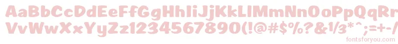 Scr1rahvRagerHevvy Font – Pink Fonts on White Background
