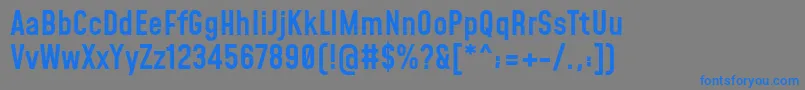 Więcej informacji o czcionce MohaveMedium Czcionka MohaveMedium – niebieskie czcionki na szarym tle