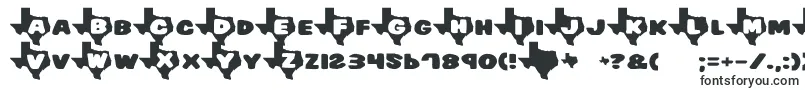 フォントTexas – 筆で書かれたフォント